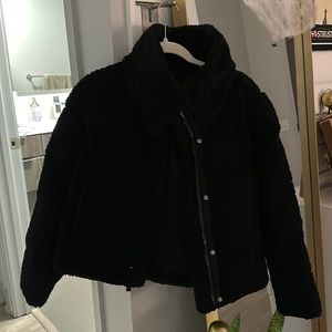 Abercrombie Fuzzy Puffer Jacket